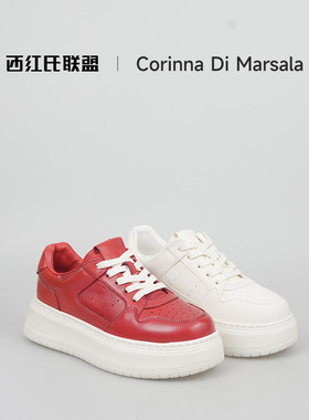 【西红氏联盟】冬季新款水洗马皮增高舒适休闲鞋X2550A569