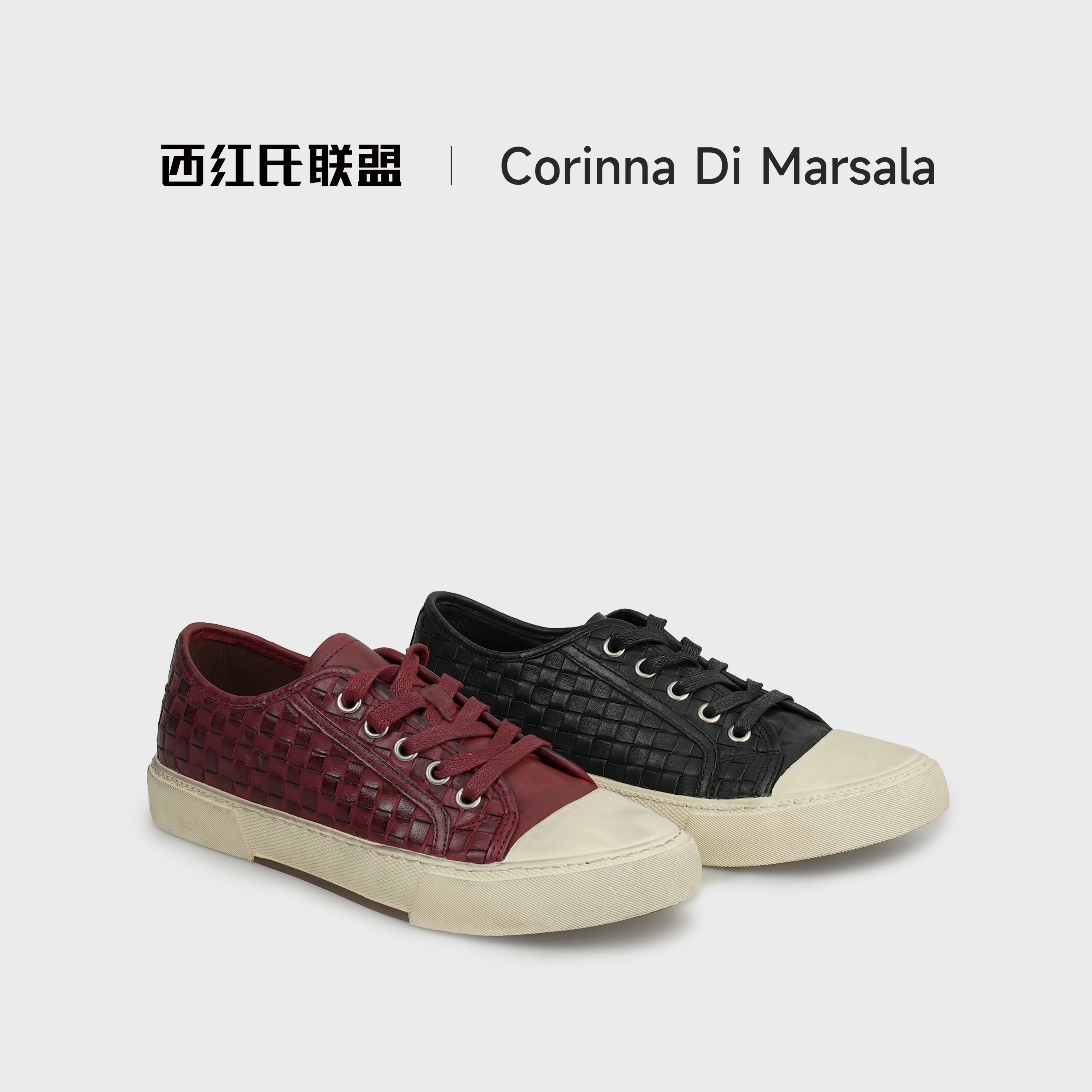 【大壮•西红氏】外马皮内牛休闲鞋X22B01991-1跟高2.5cm