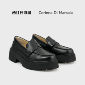 X25132517 1跟高5cm 新款 牛皮乐福鞋 大壮•西红氏 25年秋季