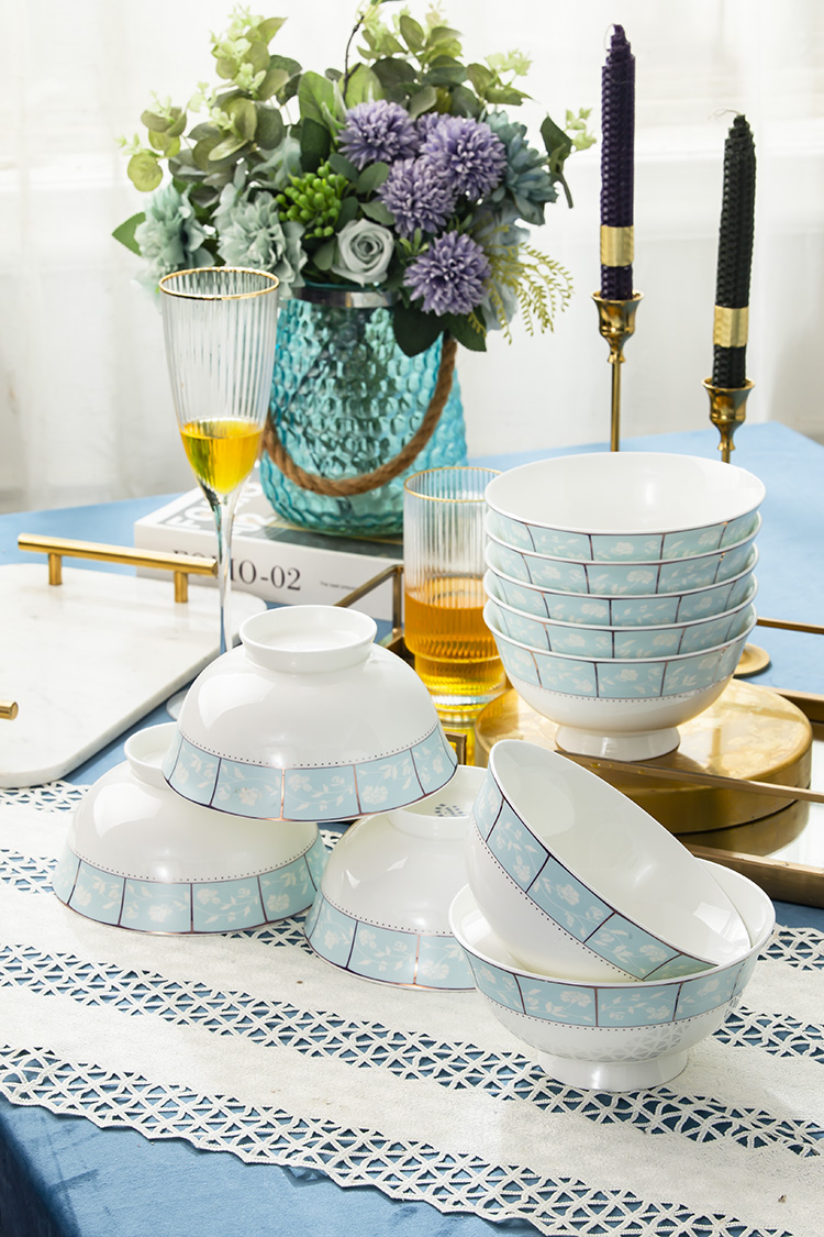 骨瓷碗盘家用永景壹陶轻奢包邮