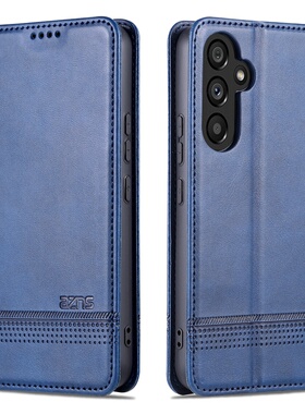 适用三星A54 5G手机壳翻盖三星Galaxy A34 5G折叠皮套SM-A346B前后保护SM-A546E支架式全包防摔插卡零钱包DD