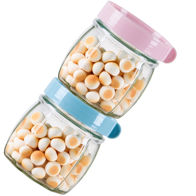 食品级茶叶储存罐透明零食