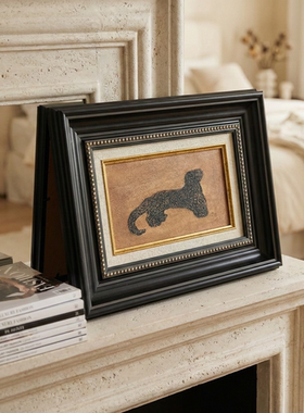 复古实木装裱装饰画框客厅书房