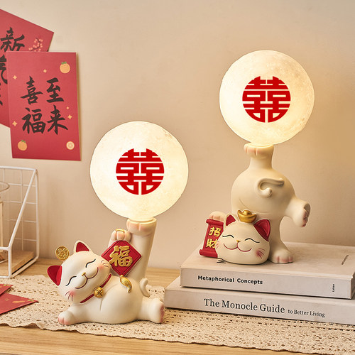 招财猫结婚礼物高档实用