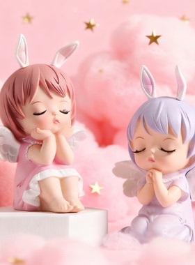 可爱天使卡通桌面装饰摆件