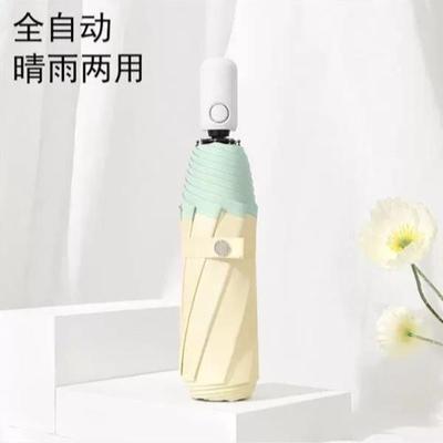 晴雨伞两用女生高颜值全自动大号折叠双人太阳伞防晒遮阳
