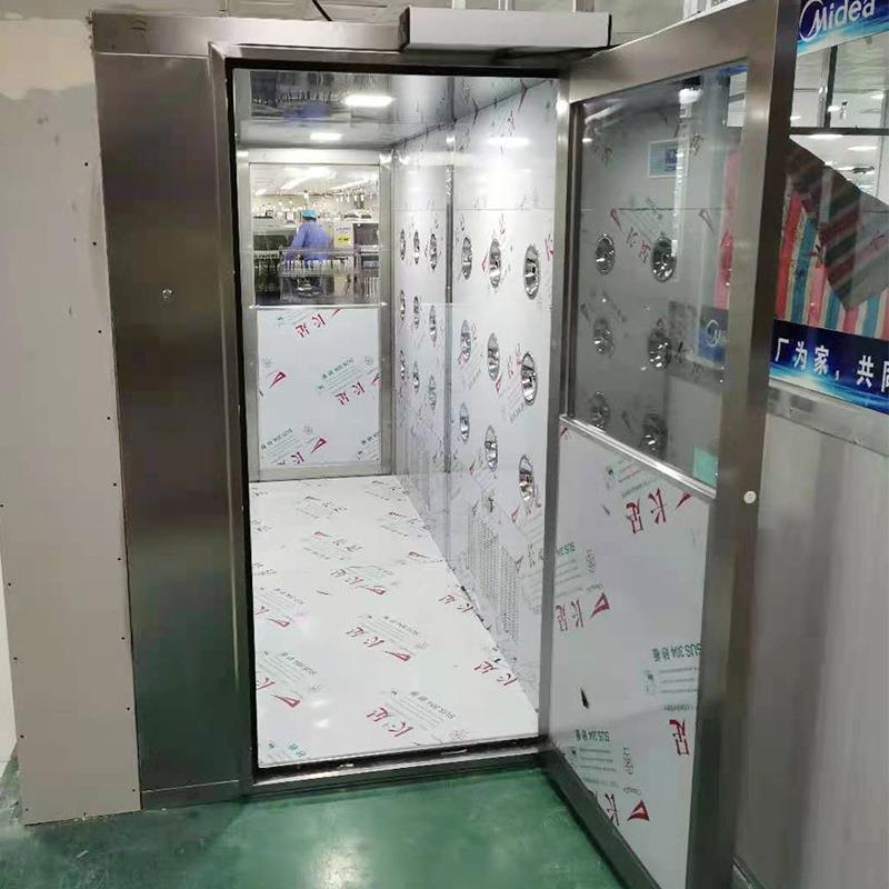 供应锈钢风淋HVD室吹单人双双电不子互锁风人淋房货淋通道风淋门