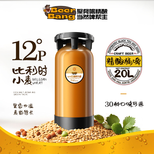 原浆鲜啤精酿啤酒桶装 小麦扎啤 餐饮酒吧打酒站商用大桶啤酒酒德式