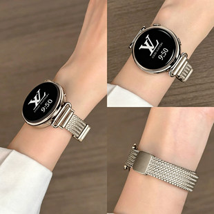 适用oppo手表watchx2mini表带金属磁吸watchx3mini高级女款小米watch s4智能新款夏季创意精致透气配件