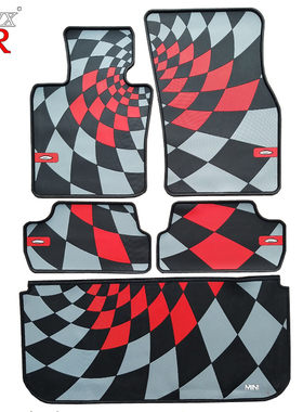 适用于宝马迷你MINI Cooper S Works F56 F54 F55专用乳胶脚垫JCW