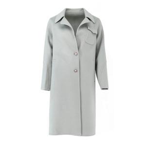 ET9244353866卡索castle2024秋新款双面呢绵羊毛大衣女毛呢外套