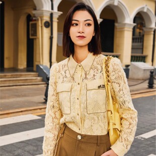 CA3242334306卡索castle上衣小众设计感多巴胺穿搭衬衫女装洋气