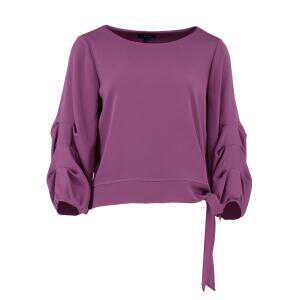 CH2241341246卡索优选24春夏圆领套头灯笼袖衬衫上衣女装时尚百搭