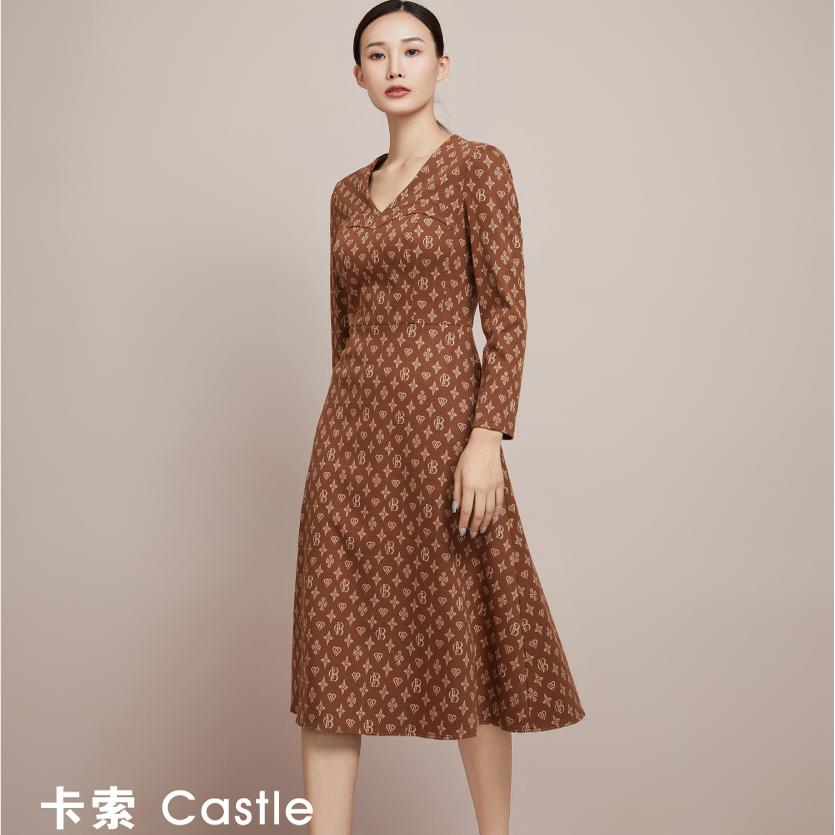 卡索castle连衣裙2024年冬款