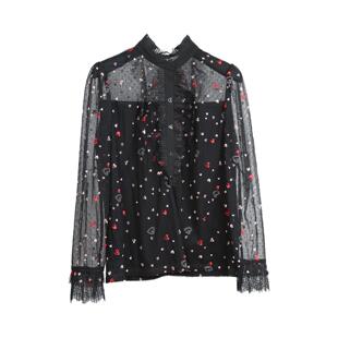 ZA0342333132卡索castle高级感上衣法式优雅气质通勤衬衫女装时尚