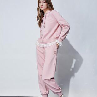 DC5204333063Y卡索castle裤子2024新款高腰显瘦卫裤长款时尚洋气