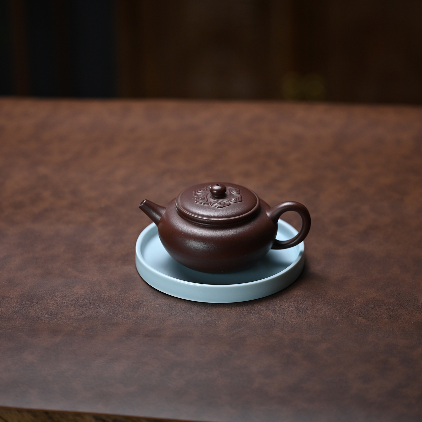 宜兴紫砂壶实用精致功夫泡茶壶茶具原矿紫泥全手工大彬诗意170ML