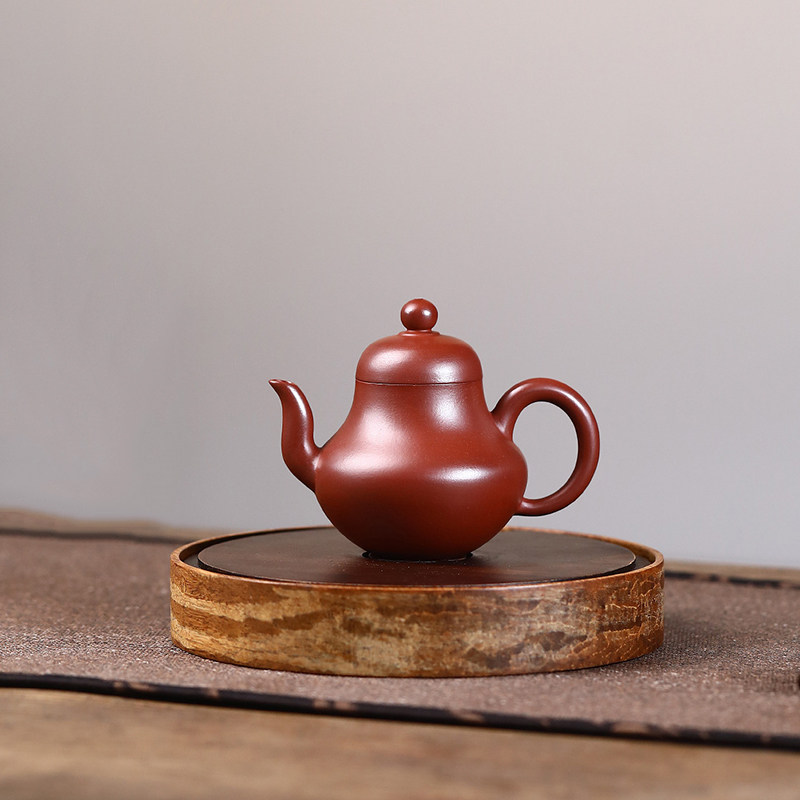 小品思亭壶宜兴紫砂壶原矿朱泥大红袍全手工思婷壶家用茶壶茶具