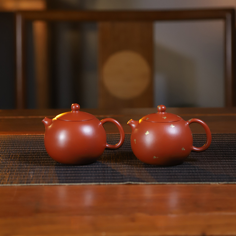 伯元洒金紫砂原矿小号西施壶