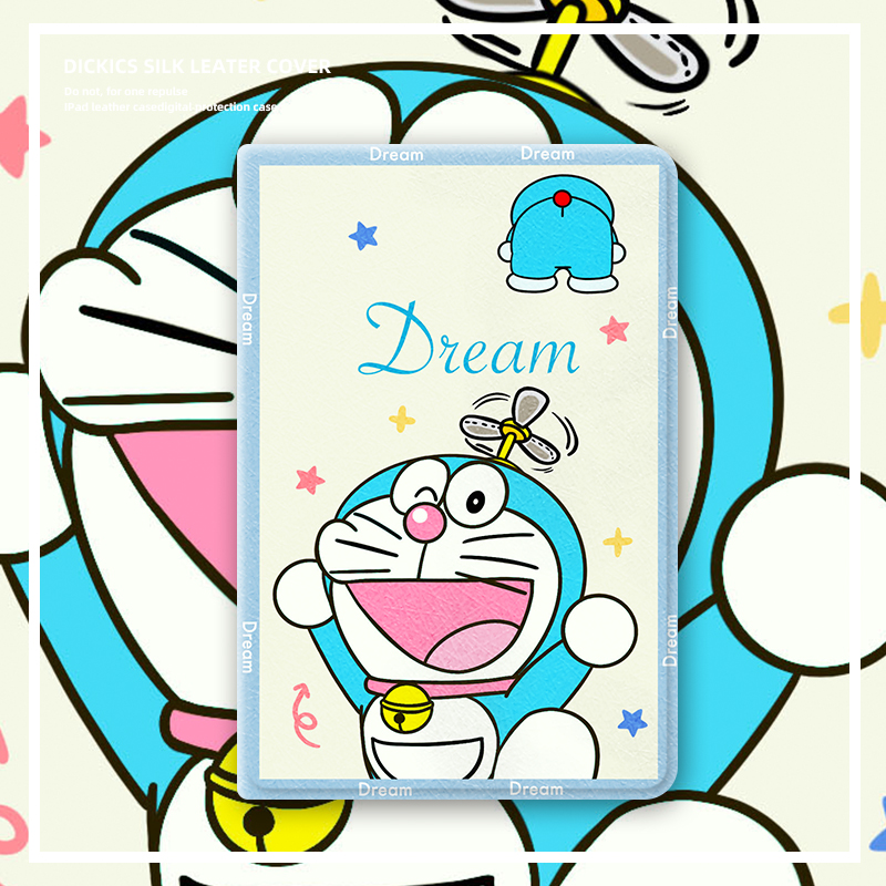 适用vivopad3保护套vivopad平板vivoiqoopad可爱叮当猫vivopad3pro全包11英寸vivopadair硅胶防摔2三折带笔槽