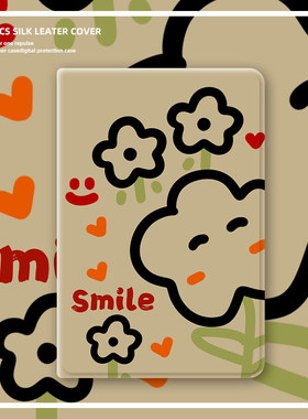 适用ipad保护套2022平板2021壳ipadair5第10代9苹果ipadpro11寸2018可爱花花ipadmini6迷你2全包3硅胶4带笔槽