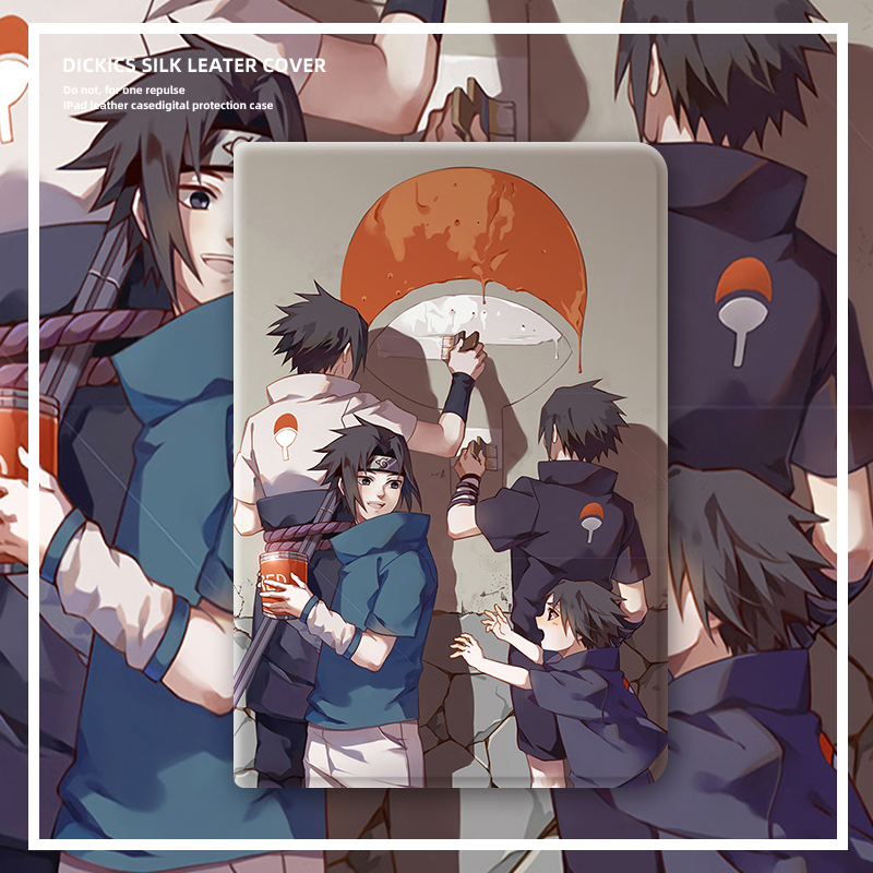 适用ipad保护套pro2022平板壳2021第9代10苹果air5火影粉刷墙11寸3新mini6迷你2全包4防摔2018三折2020带笔槽