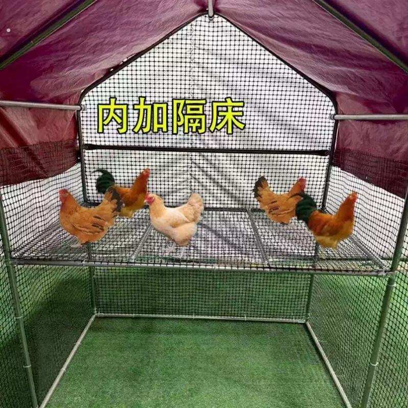 养鸡围栏网防黄鼠狼农村室内外移动鸭鹅兔鸡跑笼加密防鼠鸡舍厂家
