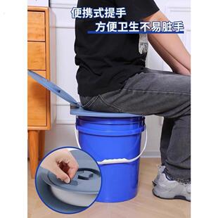 老人坐便器垫圈农村成人移动马桶厕所防臭耐脏便携简易马桶盖板