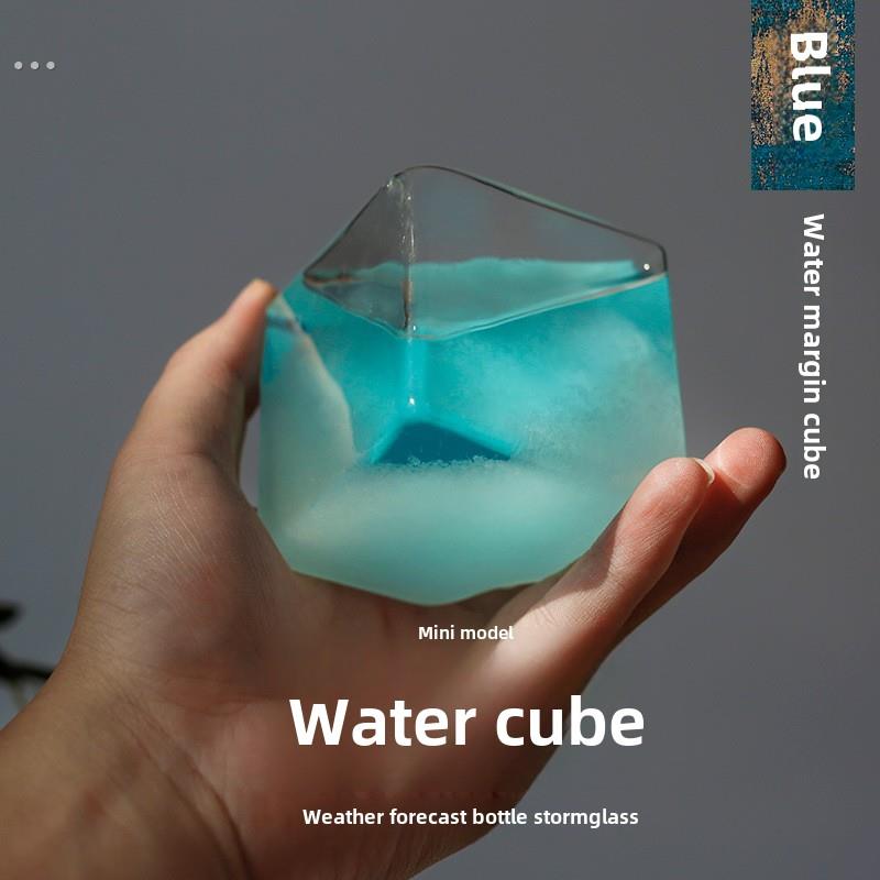 水立方天气预报瓶气象风暴瓶纪念品桌面摆件创意生日礼品毕业礼物