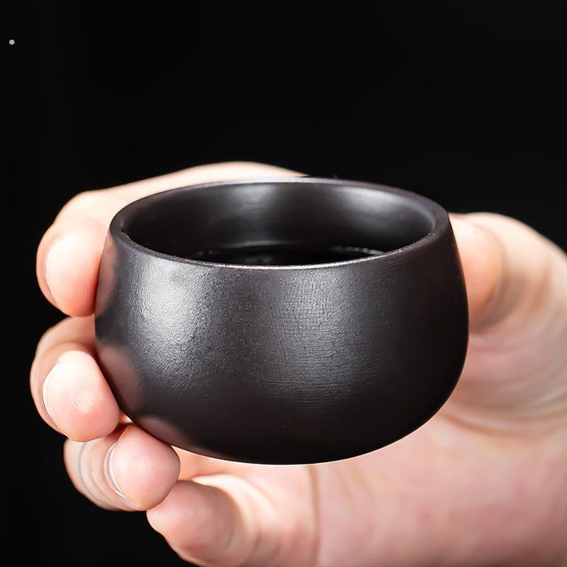 紫砂茶杯主人杯客杯高档个人专用喝茶杯子功夫茶杯茶盏品茗杯单杯