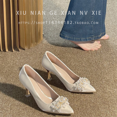 高级感配礼服绝美高跟鞋