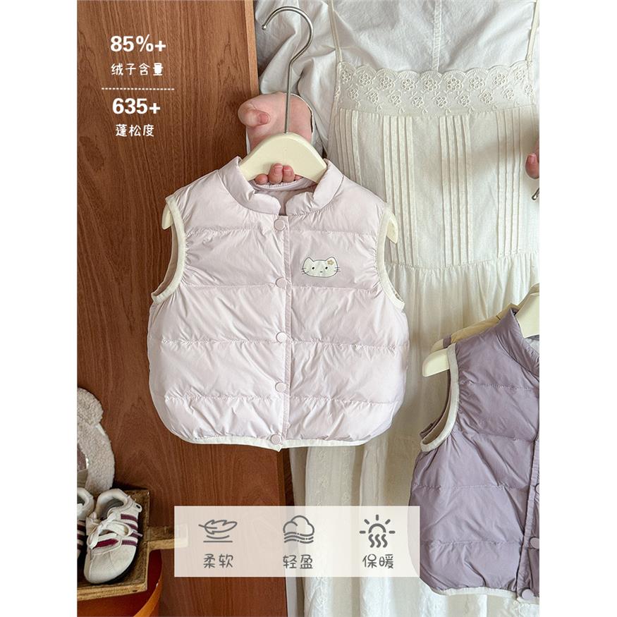 婴幼儿羽绒马甲秋冬款宝