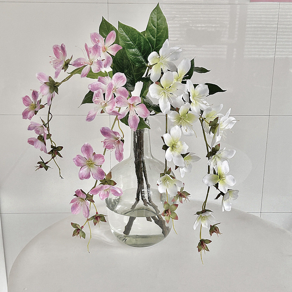 3D打印垂丝茉莉仿真花绢