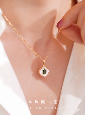 B天然母贝项链买一送一买A款送B