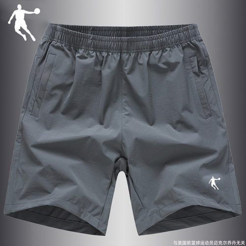透气短运动裤乔丹冰丝跑步健身男