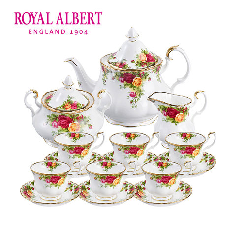 royalalbert皇家玫瑰茶具