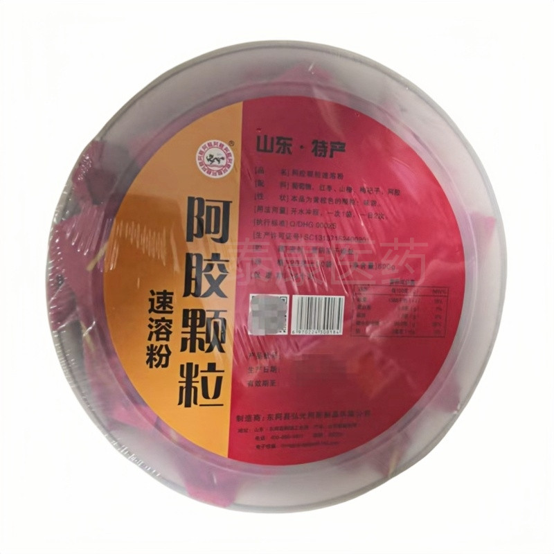 阿胶颗粒速溶粉盆装正品600g独立包装山东特产包邮