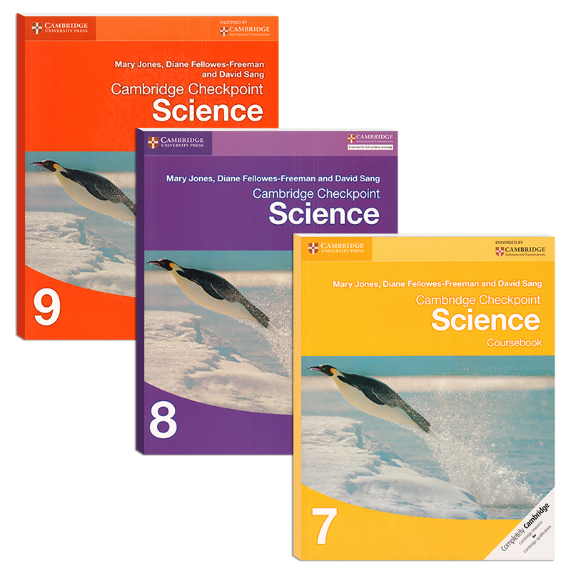 Checkpoint Science 789 级别学生套装 CIE剑桥中学科学教材主课本学生书 练习册 原版书籍剑桥大学出版社中学科学教材