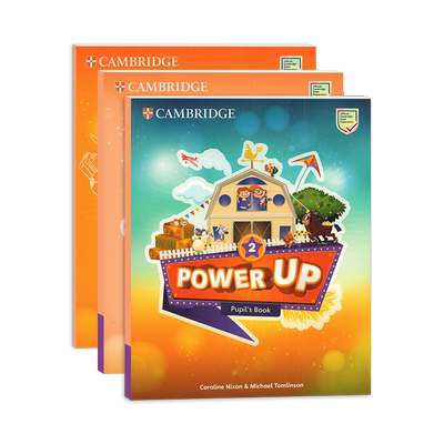 现货原版 Power Up 2级主课本练习册 剑桥少儿英语教材 powerup小学生英语书学生套装 剑桥官方等级备考考试书YLE少儿英语考试