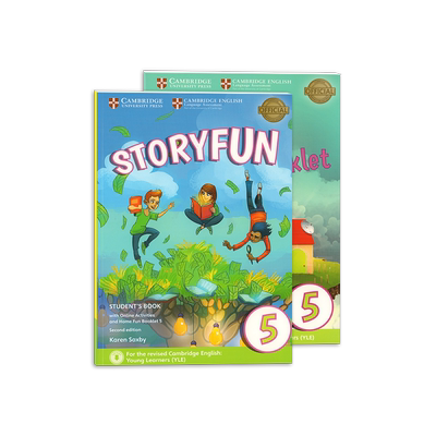 现货 原版剑桥少儿英语 YLE 三级考试书官方教材 第二版Cambridge Story fun 5级别学生用书带在线自学账号和练习册Storyfun包邮