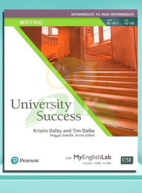英文原版 University Success Writing Intermediate to High-Intermediate Student Book with MyLab 大学成功写作中高级学生用书