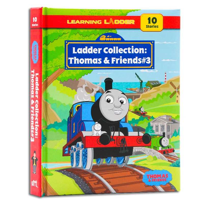 原版英文绘本Ladder Collection Thomas  Friends小火车托马斯和朋友们童年记忆10个小故事动画书籍3-6岁儿童英语分级阅读精装合集