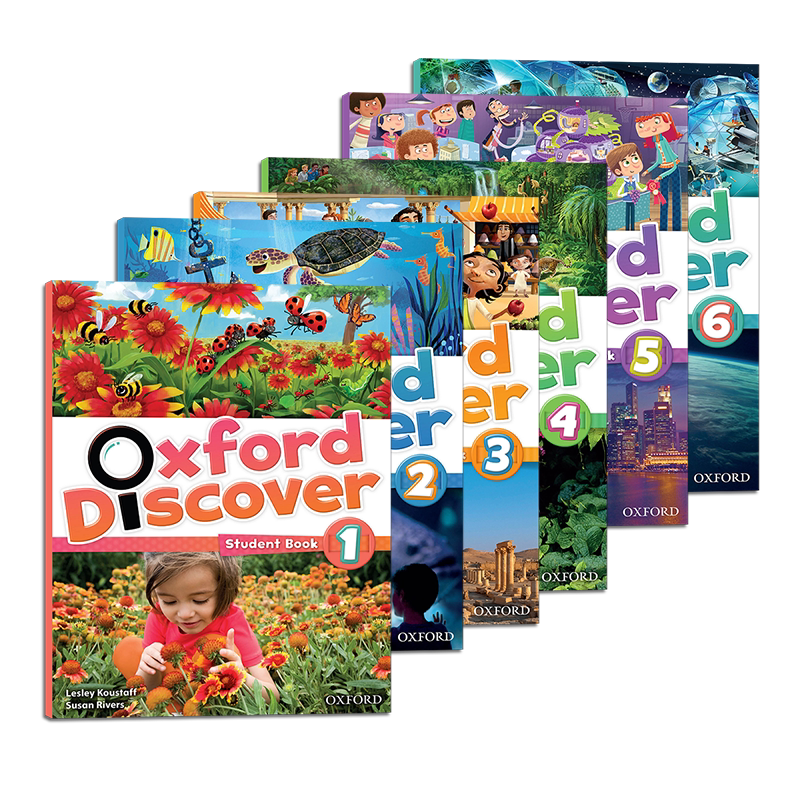 现货原版牛津探索发现Oxford Discover教材 1/2/3/4/5/6 级别套装含课本练习册批判性思维少儿高阶段小学英语教材书籍牛津少儿英语
