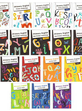 原版进口 iPrimary English Non-Fiction Anthology 小说选集 非小说选集Activity Book 练习册 英文原版书籍