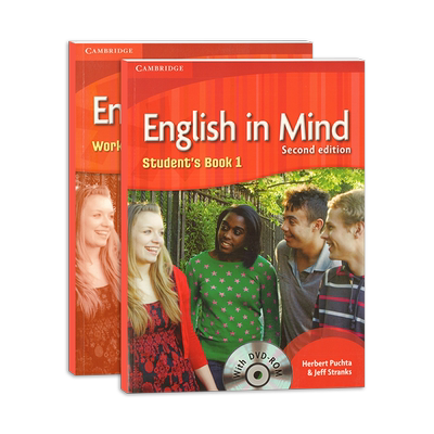 原版青少年英文教材English in mind 1级剑桥KET/PET考试官方备考书 A2套装剑桥eim教材 英版外国语学校 剑桥第二版中小学英语书籍