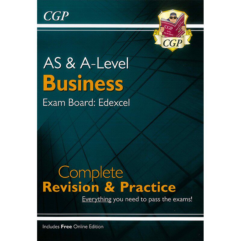原版CGP AS & A-Level Business: Edexcel Complete Revision & Practice with Online Edition 商业商务考试复习指南