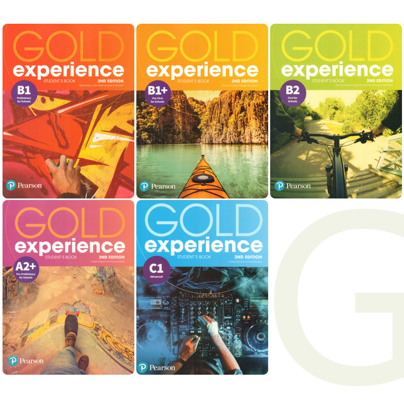 特价清仓PEASON原版英语教材Golde experience 2nd小升初剑桥考试学生用书+练习册套装2E第二版剑桥考试KET PET CAE雅思托福