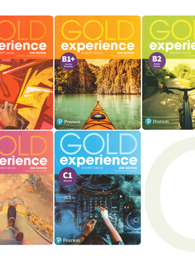 特价清仓PEASON原版英语教材Golde experience 2nd小升初剑桥考试学生用书+练习册套装2E第二版剑桥考试KET PET CAE雅思托福