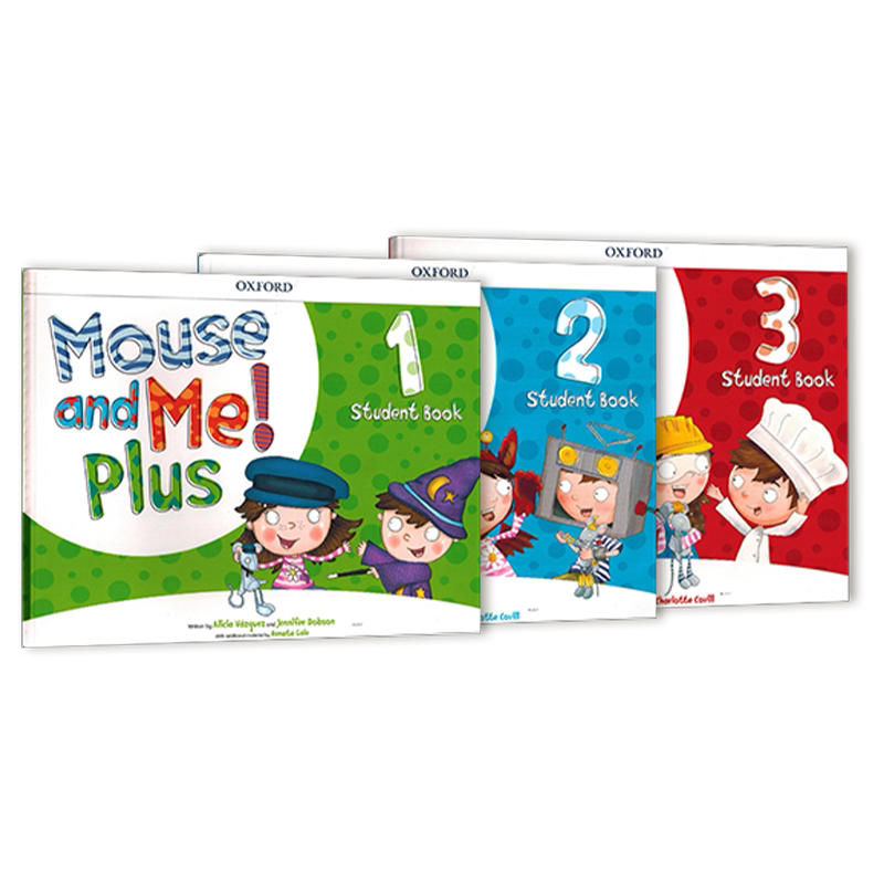 oxford牛津幼儿英语教材 mouse and me plus 123级别含学生课本套装  练习册 在线账号 入门级零基础启蒙幼儿园综合