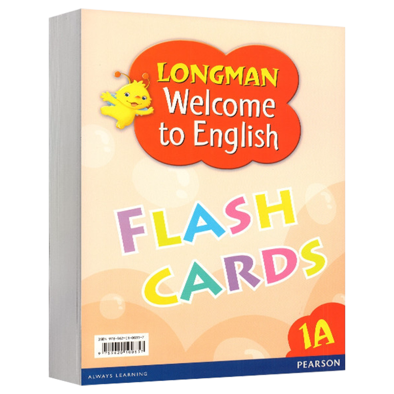 现货香港朗文少儿英语 Longman Welcome to English 1A 2A 5A  Flash Cards 教学卡片小学英语教师大卡单词卡